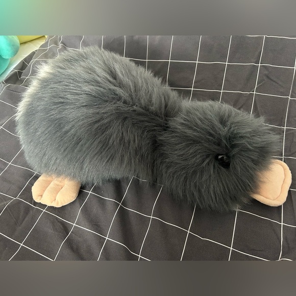 GANZ Other - GANZ Plush Fluffy Dark Gray Platypus Stuffed Animal